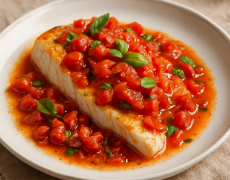 FILETTO DI PESCE AL POMODORO FRESCO